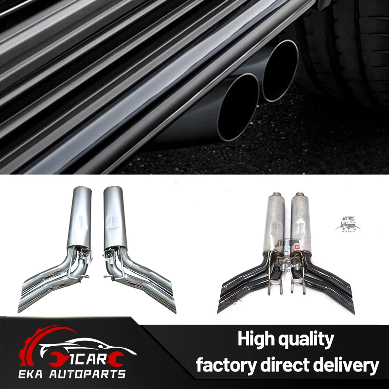 

Для Benz G-Class 2025Y W465 B Стиль Выхлопная система для G63/G500 Звуковая волна Выхлоп Высокое качество, материал из нержавеющей стали