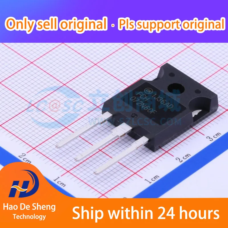 

10 шт./лот FCH072N60F TO-247 новая Оригинальная фотография