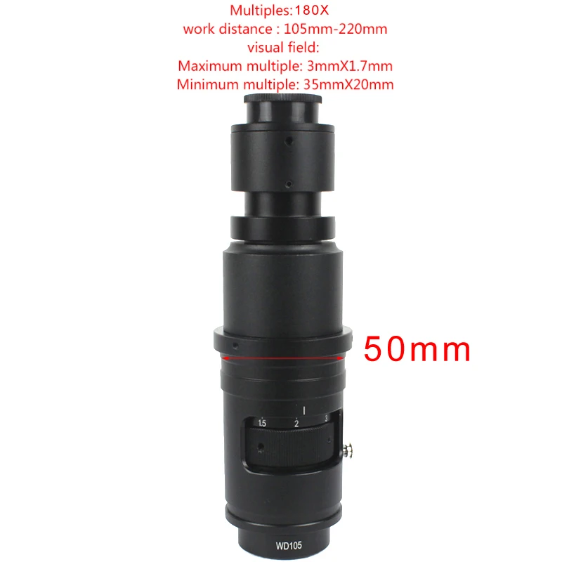 

HIGH CLOUD Зум-объектив 100X-360X для промышленного микроскопа