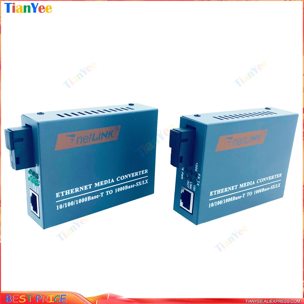 X1pair GE HTB-GS-03 гигабитный волоконный медиа-конвертер 1000 Мбит/с 10/100
