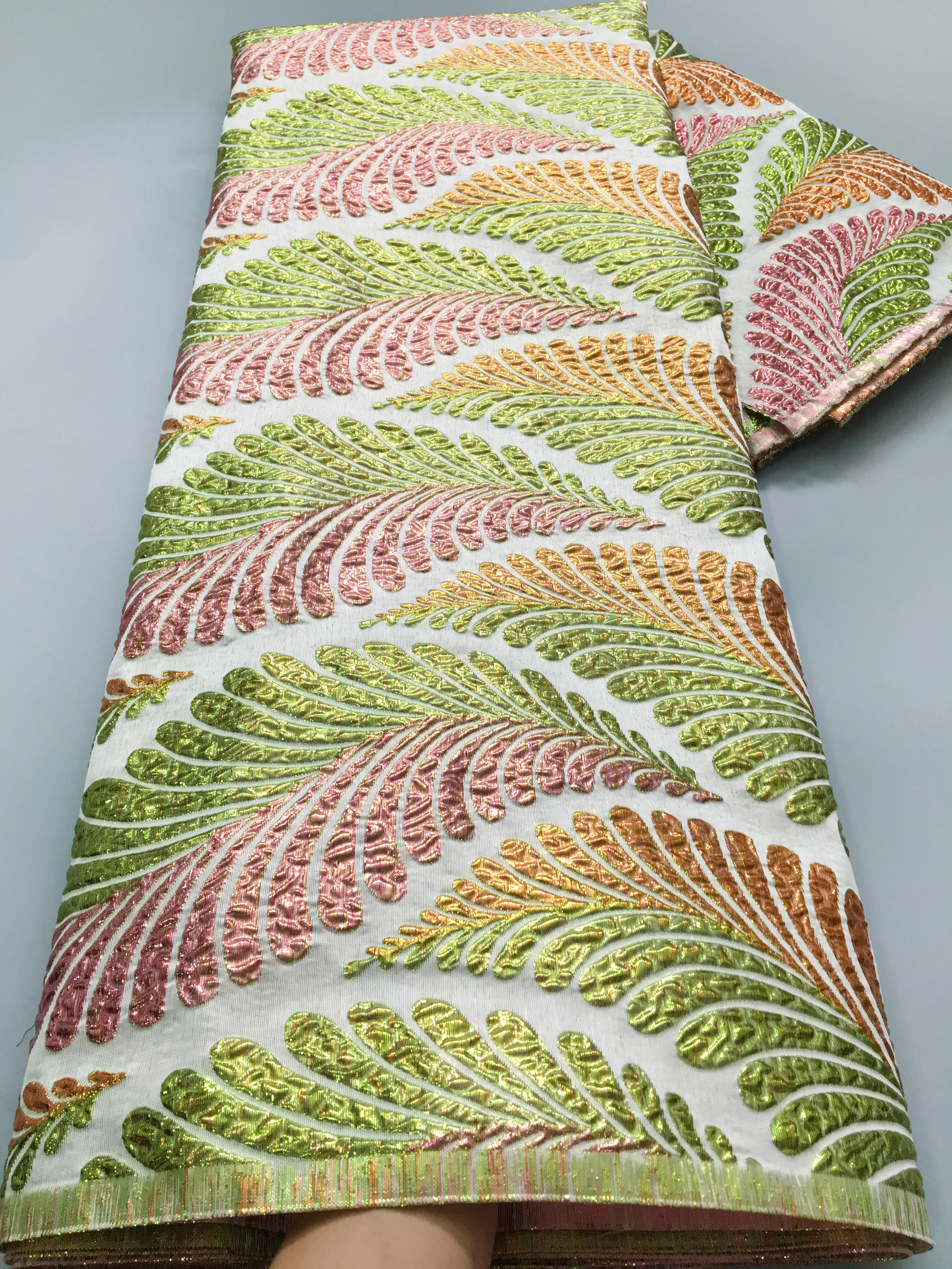 Африканская Тюлевая кружевная ткань 2024 высокое качество 5 ярдов нигерийская