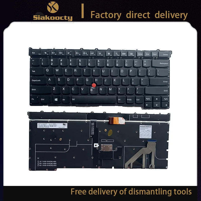 SN20G18565 MQ6-84US клавиатура для Lenovo thinkpad X1C Carbon 3rd Gen 2015 US