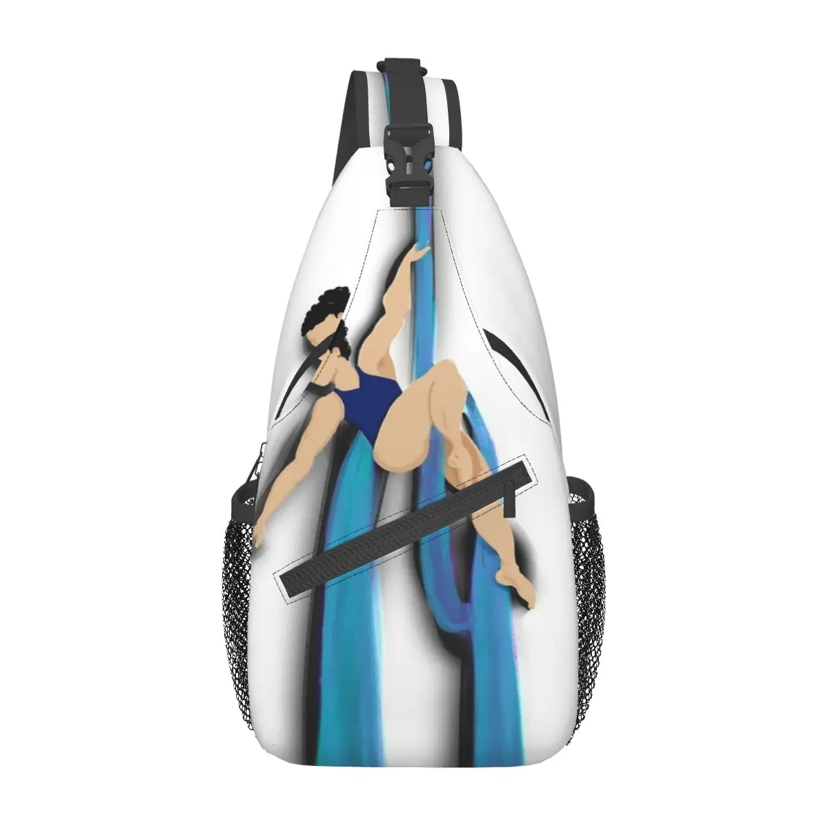 

Нагрудная сумка aerialism на шелке, персонализированная прочная нагрудная сумка через плечо по диагонали, разные стили