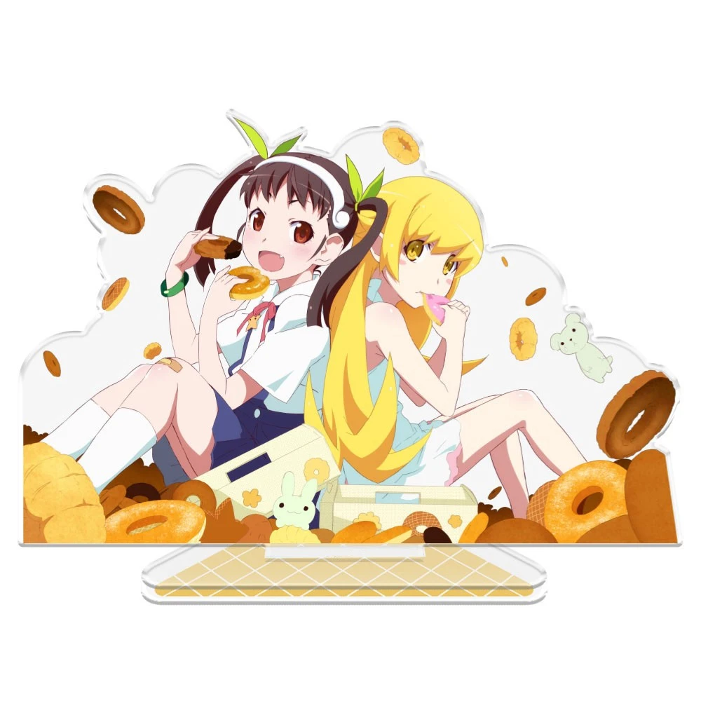 Магазин аниме серия Monogatari Hitagi &amp Tsubasa Yotsugi Ononoki акриловые HD-персонажи подставка