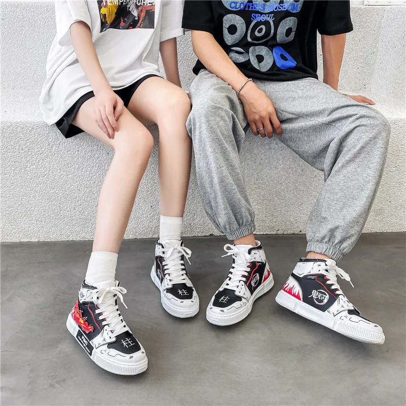 Аниме обувь Rengoku Kyoujurou Kamado Tanjirou модель призрака рассекающее лезвие