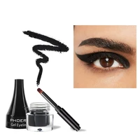 10 colors natural matte eyeliner gel waterproof long lasting eyeliner gum white black eyeliner glue with brush