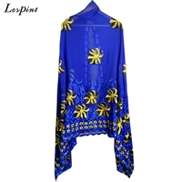 muslim ramadan scarf hijabs for women cotton embroider set auger long african scarves shawl 210x110cm large size india islam