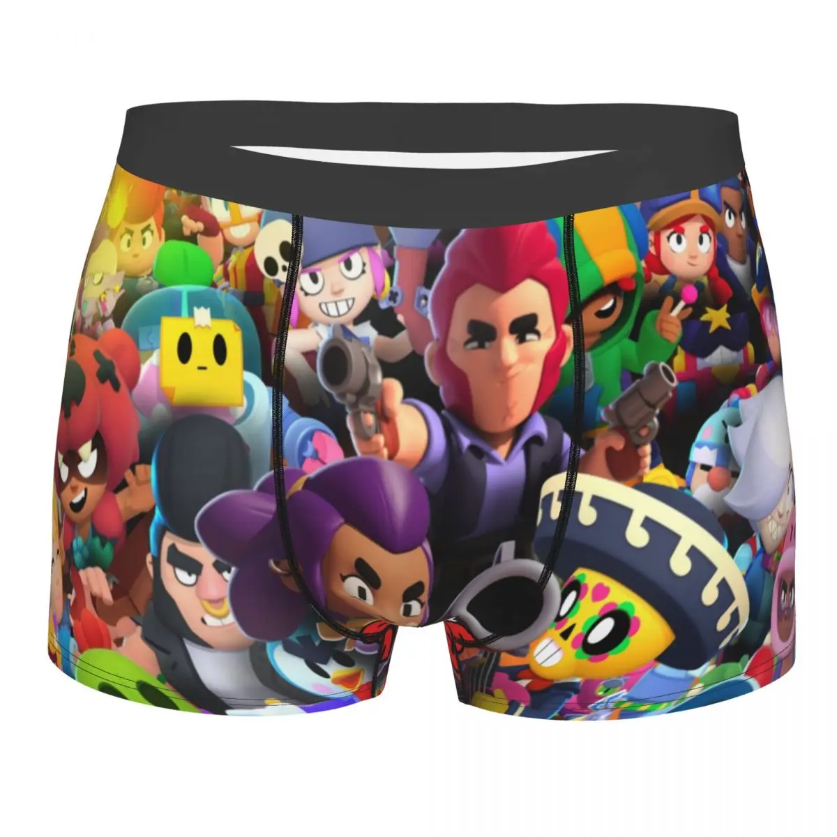 Мужские боксеры B-Brawles на заказ нижнее белье с 3D принтом трусы мягкие