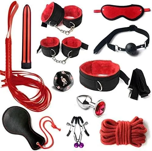 12 шт./комплект наручники и повязки на глаза