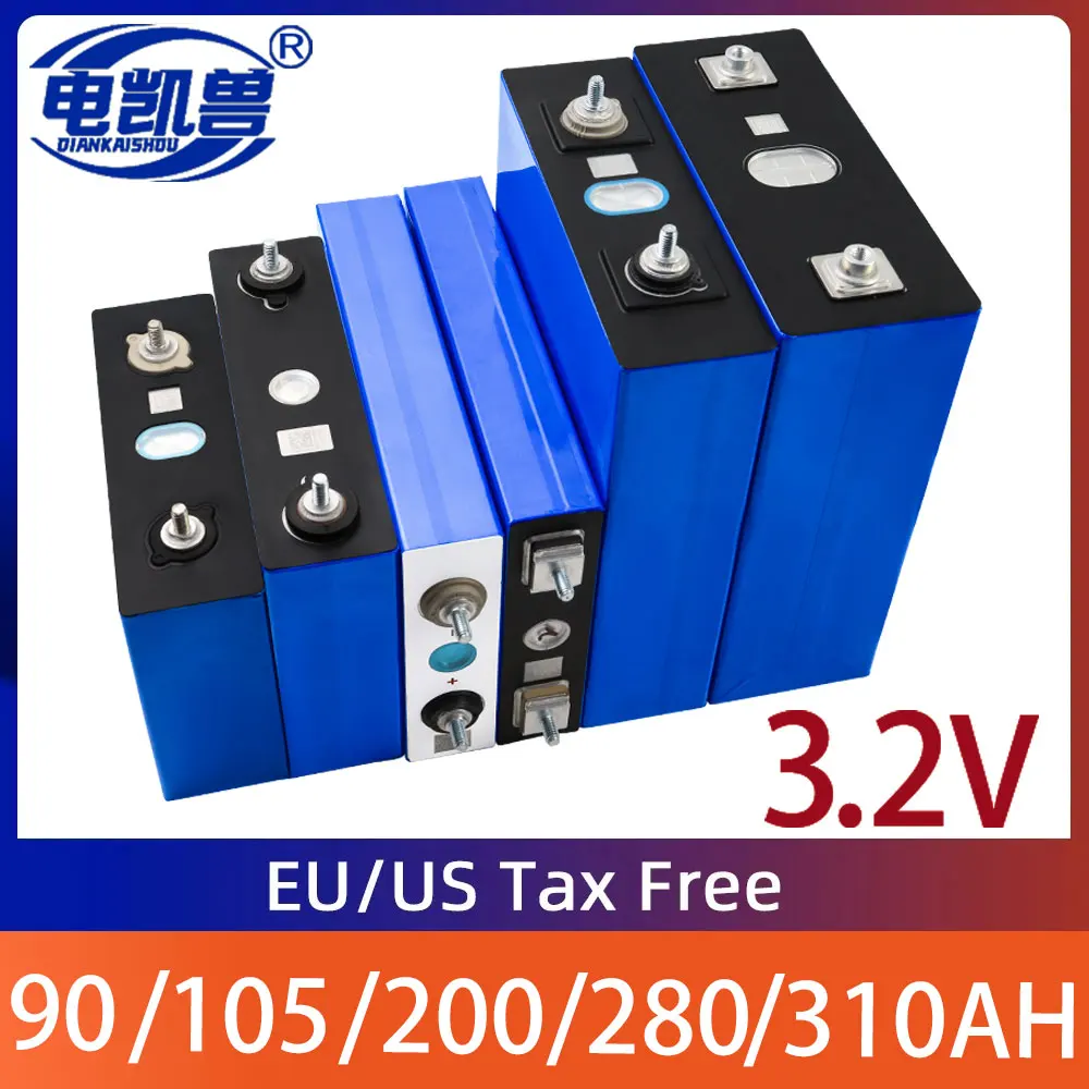 Аккумуляторная батарея 3,2 В Lifepo4 310AH 200AH 280AH 135AH 105AH, 12 В 24 в 48 в