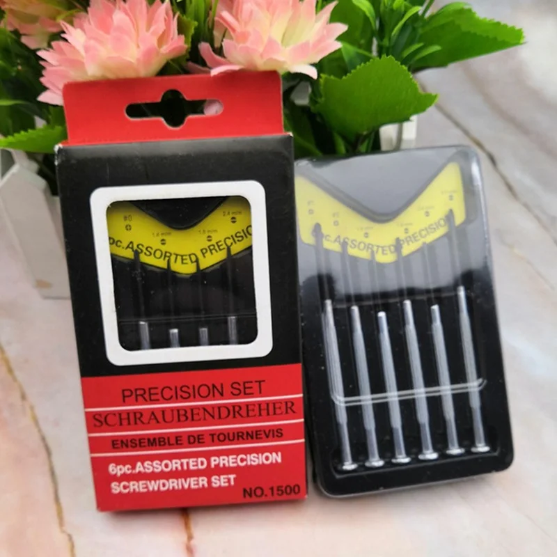 Набор многофункциональных отверток с насадками Phillips для часов и очков набор из 6