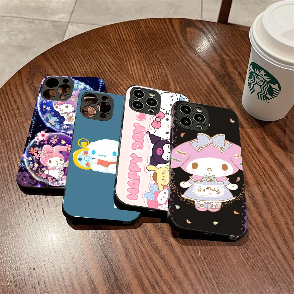 WRB-22 Pompompurin Black Flexible TPU Case For OPPO A73 74 76 77 78 80 83 93 96 94 F15 Find X3 X5 Pro Neo