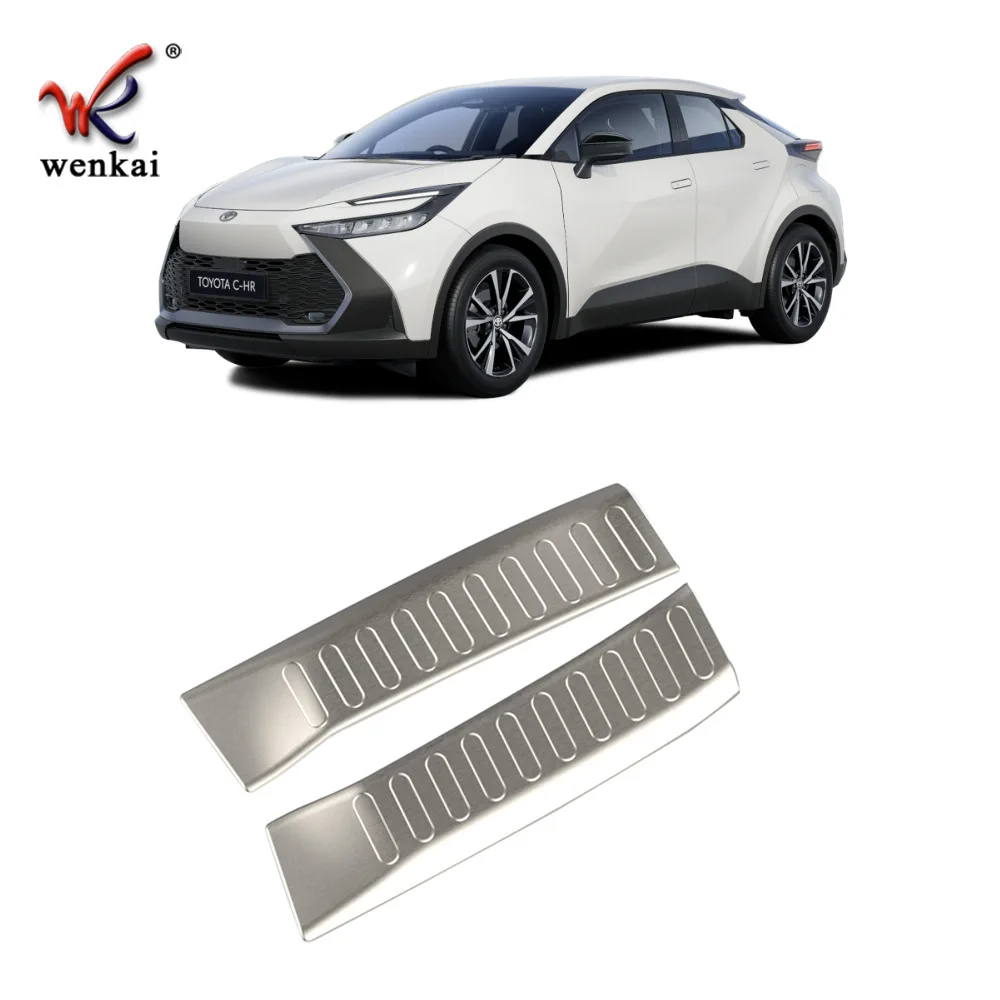 Для Toyota CHR C-HR 2024 2025 накладка на порог задней двери автомобильные аксессуары из