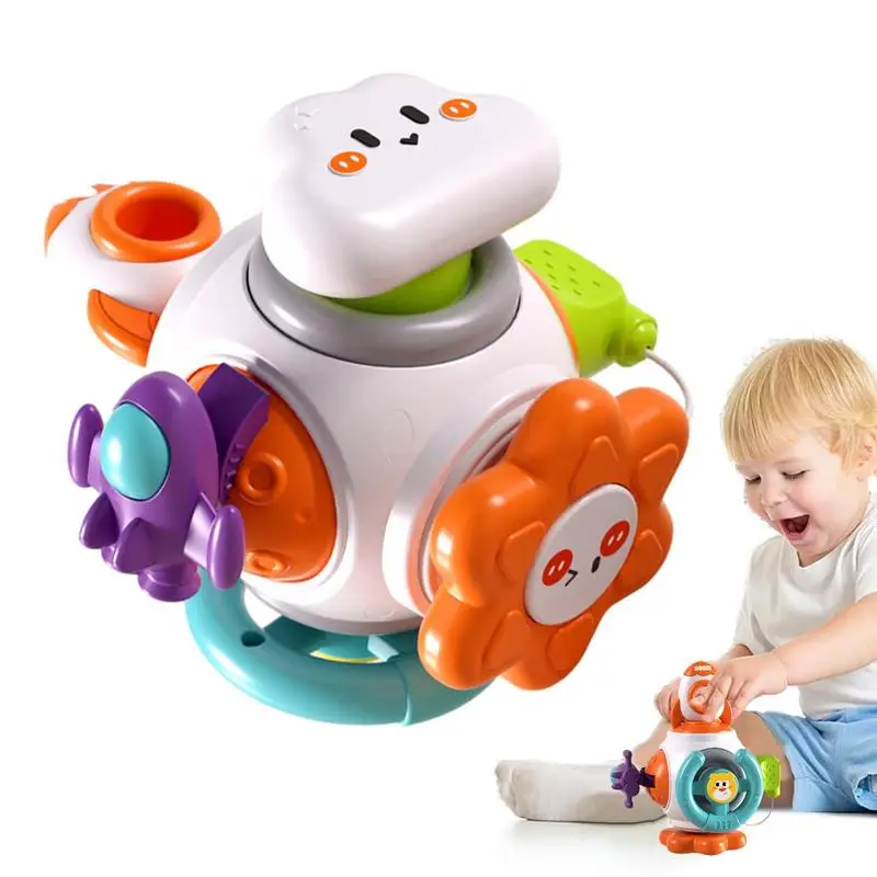 

Детский шестигранный развивающий блок для развития мелкой моторики