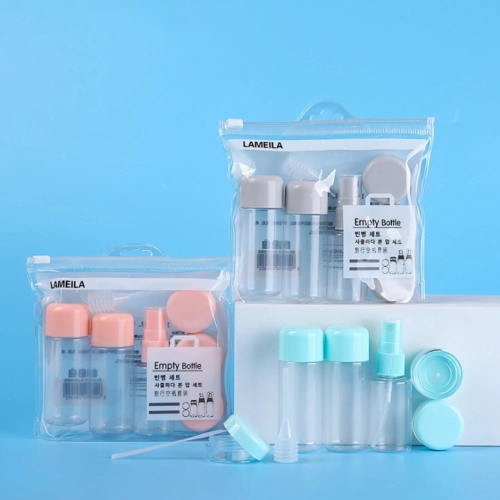 Набор многоразовых флаконов для шампуня лосьона душа