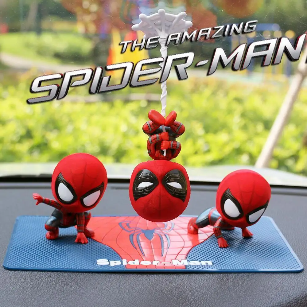

Creative steel spider man car accessories car accessories car accessories personality Avenger Alliance car decoration anime