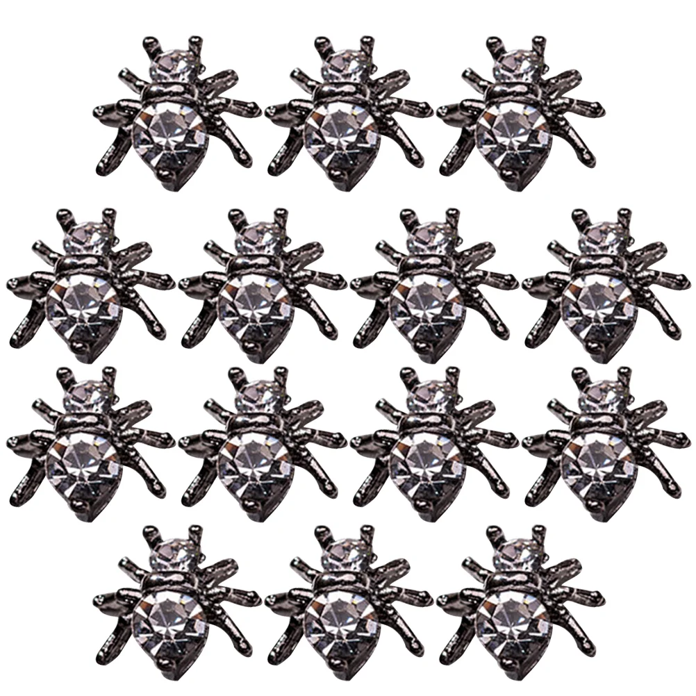 

20 Pcs Gel Nail Jewelry Nails Decorations Three-dimensional Silver Pearls Alloy Holiday Accessories Charms