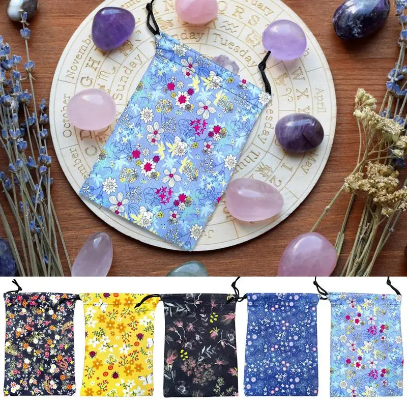 

Тканевая сумка Tarot, сумка с карманами для карт, роскошный мешочек для ювелирных изделий, сумки для игральных карт и игральных костей, сумка д...