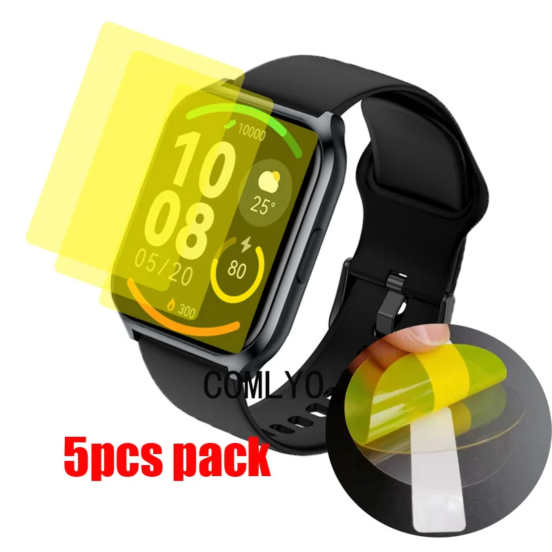 

5 шт., защитная пленка для экрана Лу Haylou Smart Watch 2 Pro