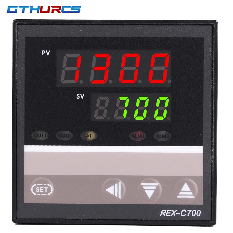 Реле температуры термостата REX C700 72*72 мм 800 градусов вход K J PT100 PID выход SSR 220 В 24 380 |