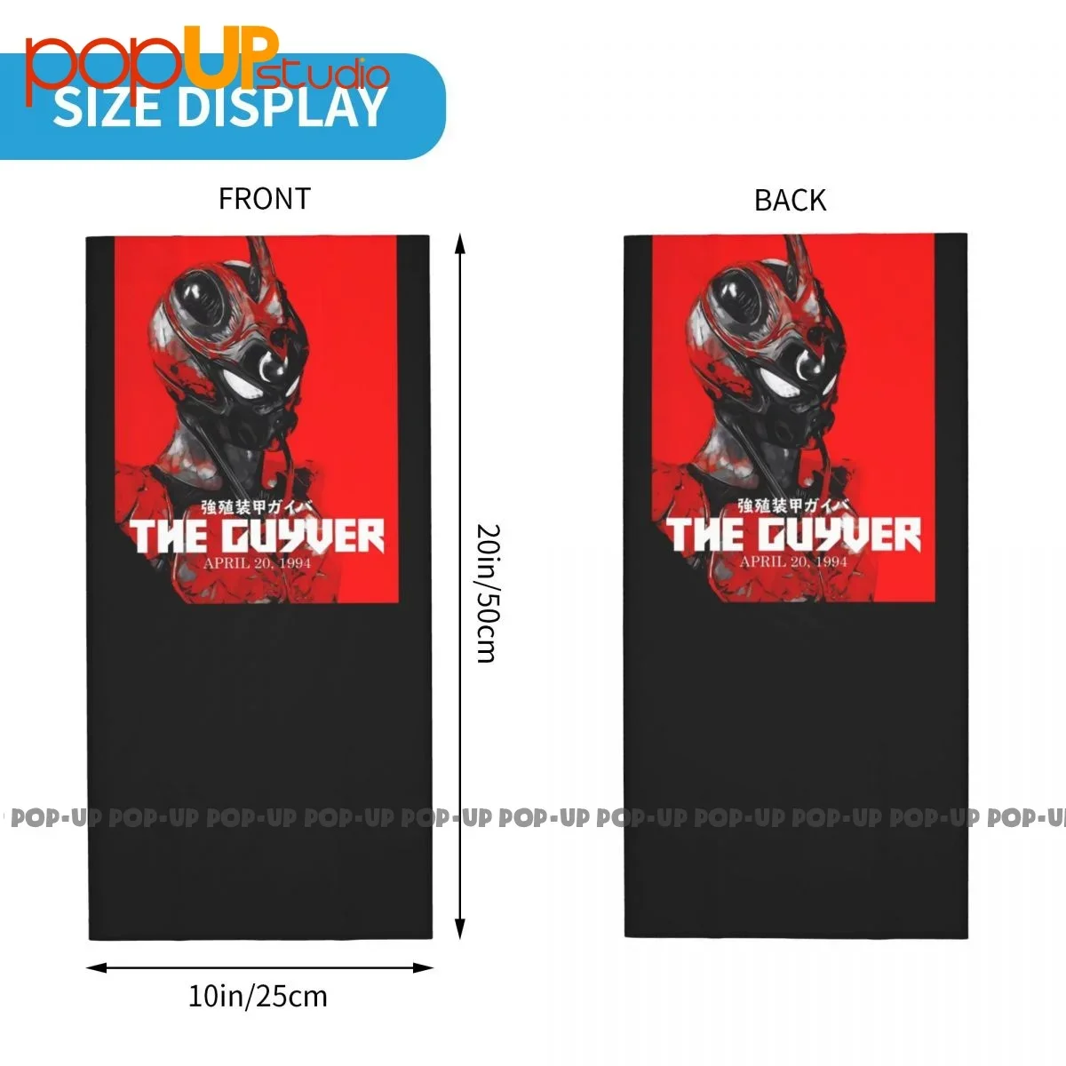 Воротник-бандана для лица с героями аниме Dark Hero