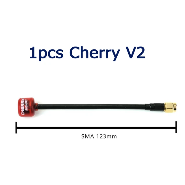 RushFPV Cherry 2 II 5.8Ghz 1.8dBi RHCP SMA 123mm