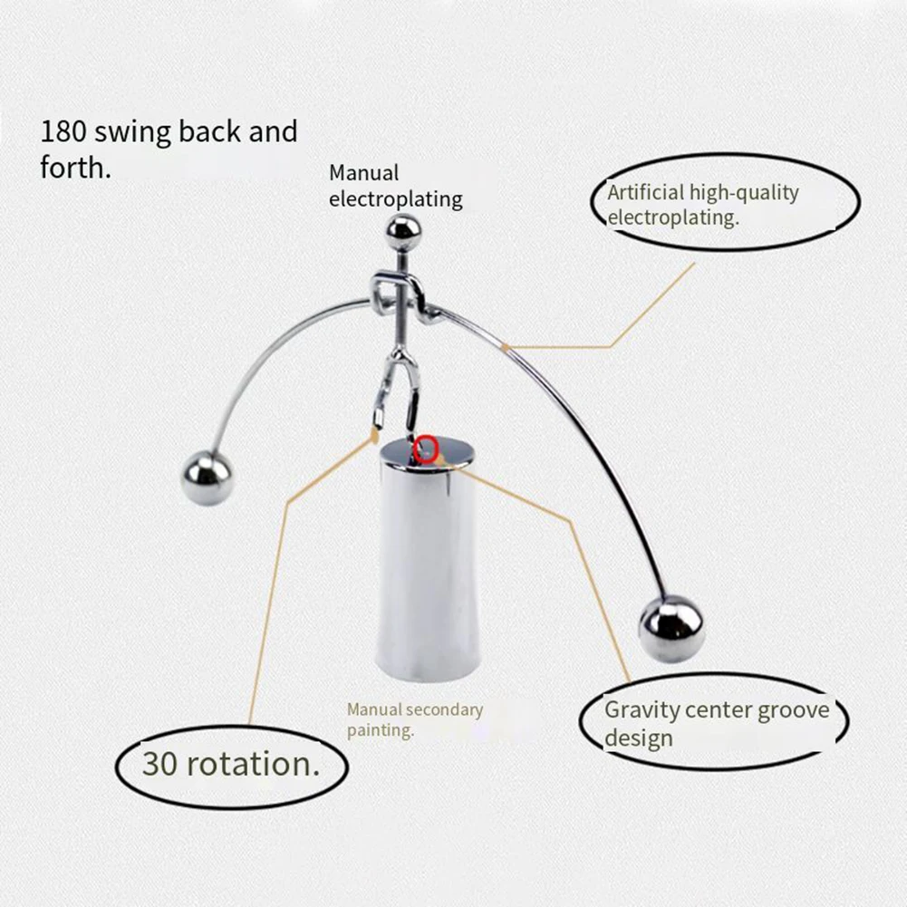 Мерцающая шаровой маятник подставка-колыбель с шариками Железного человека