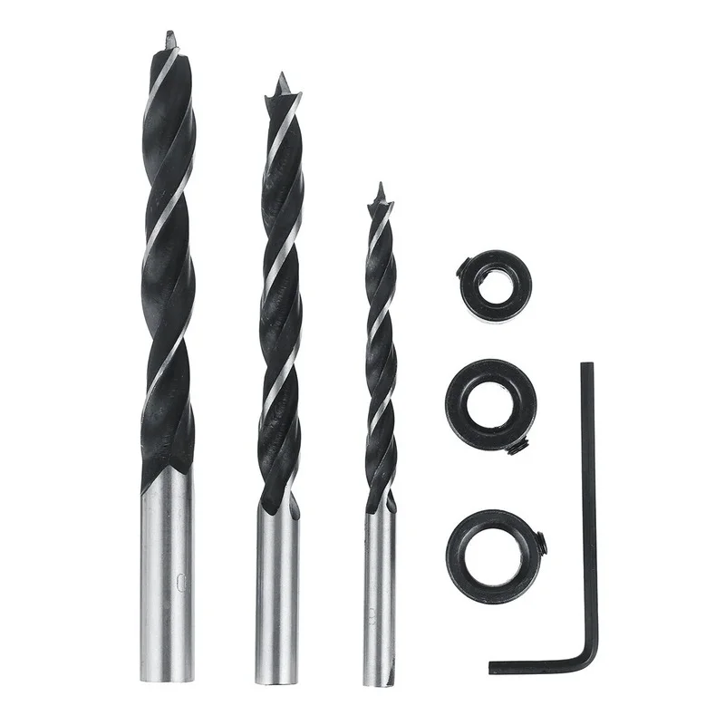 

Новинка набор спиральных сверл для деревообработки 6/7/8/910 мм хвостовик из высокоуглеродистой стали Деревообрабатывающие инструменты спиральные трехточечные сверла