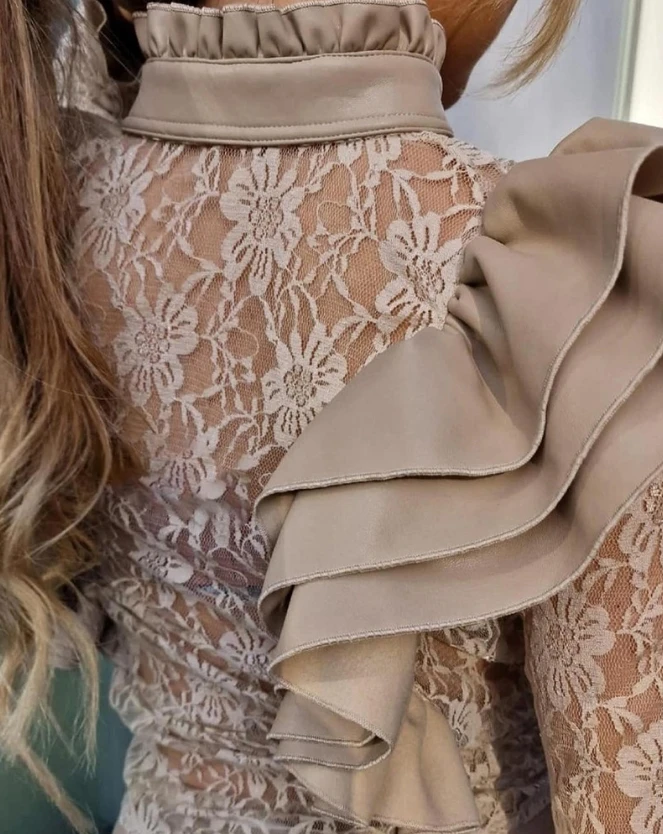 Женские сексуальные блузки 2024 лето-осень последняя рубашка с леопардовым