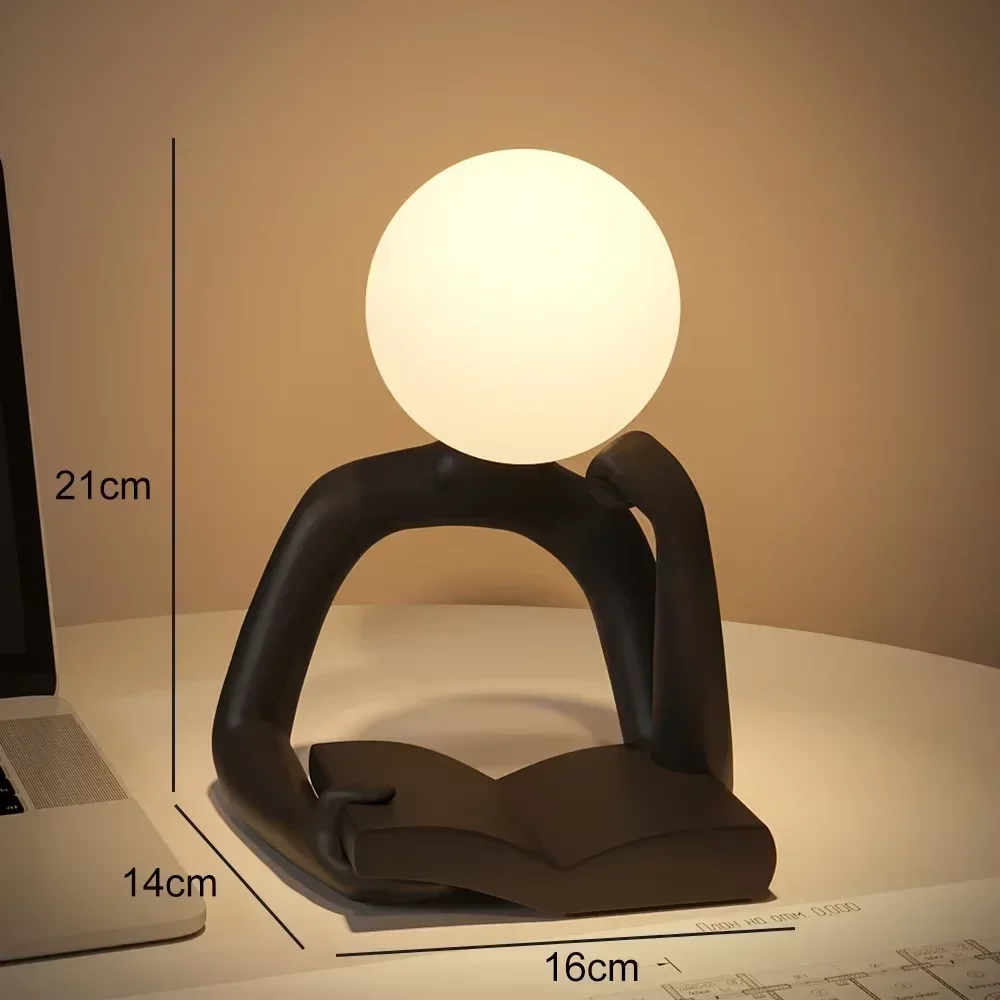 

Смоляная абстрактная статуя-светильник HomeLover