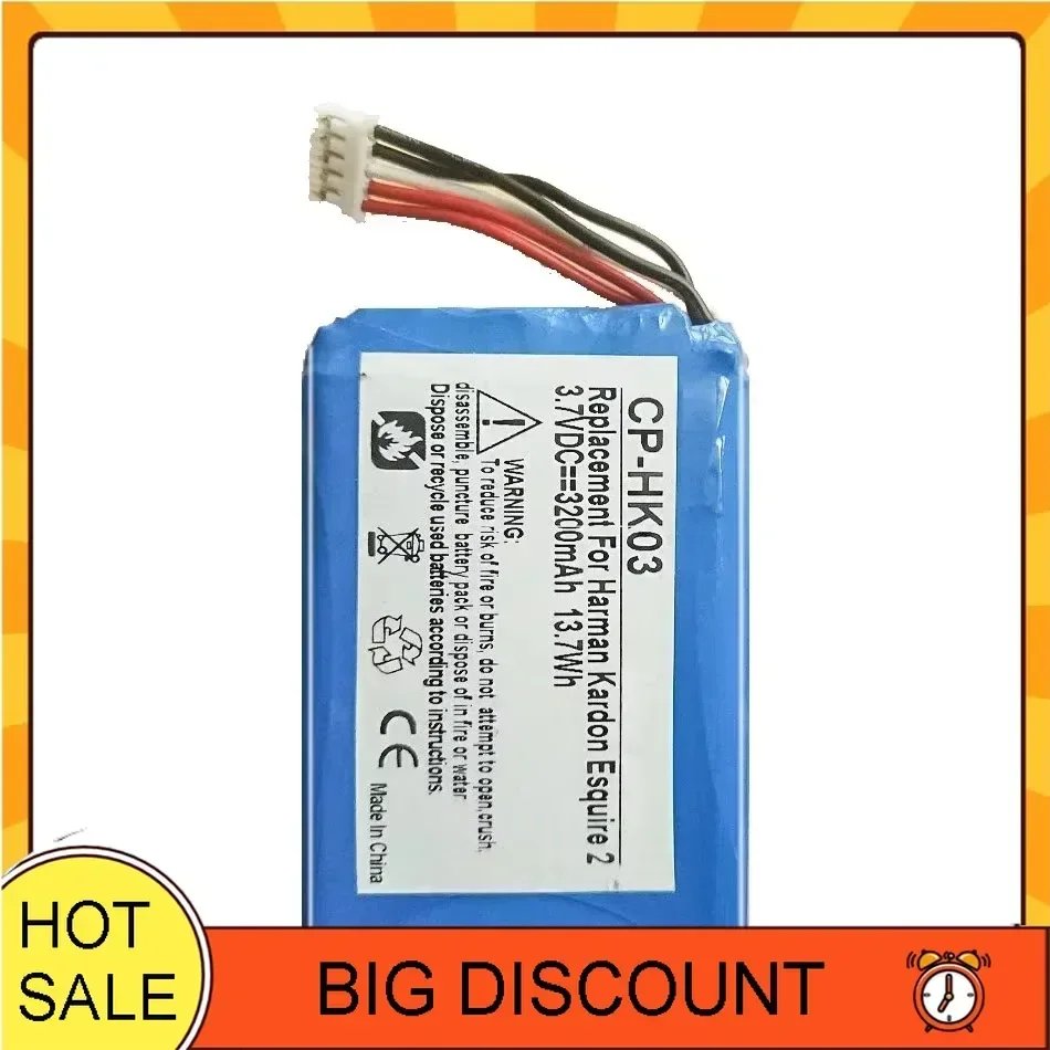 CP-HK03 3200 мАч GSP 805070 Сменный аккумулятор для беспроводного Bluetooth-динамика Harman Kardon