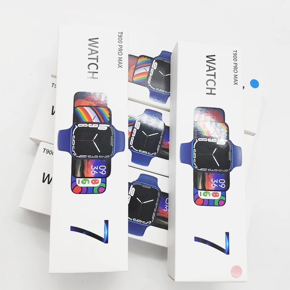 Original IWO T900 Pro Max Smart Watch Men Full Touch Screen BT Call Women Waterproof SmartWatch Clock for Apple Android Phone