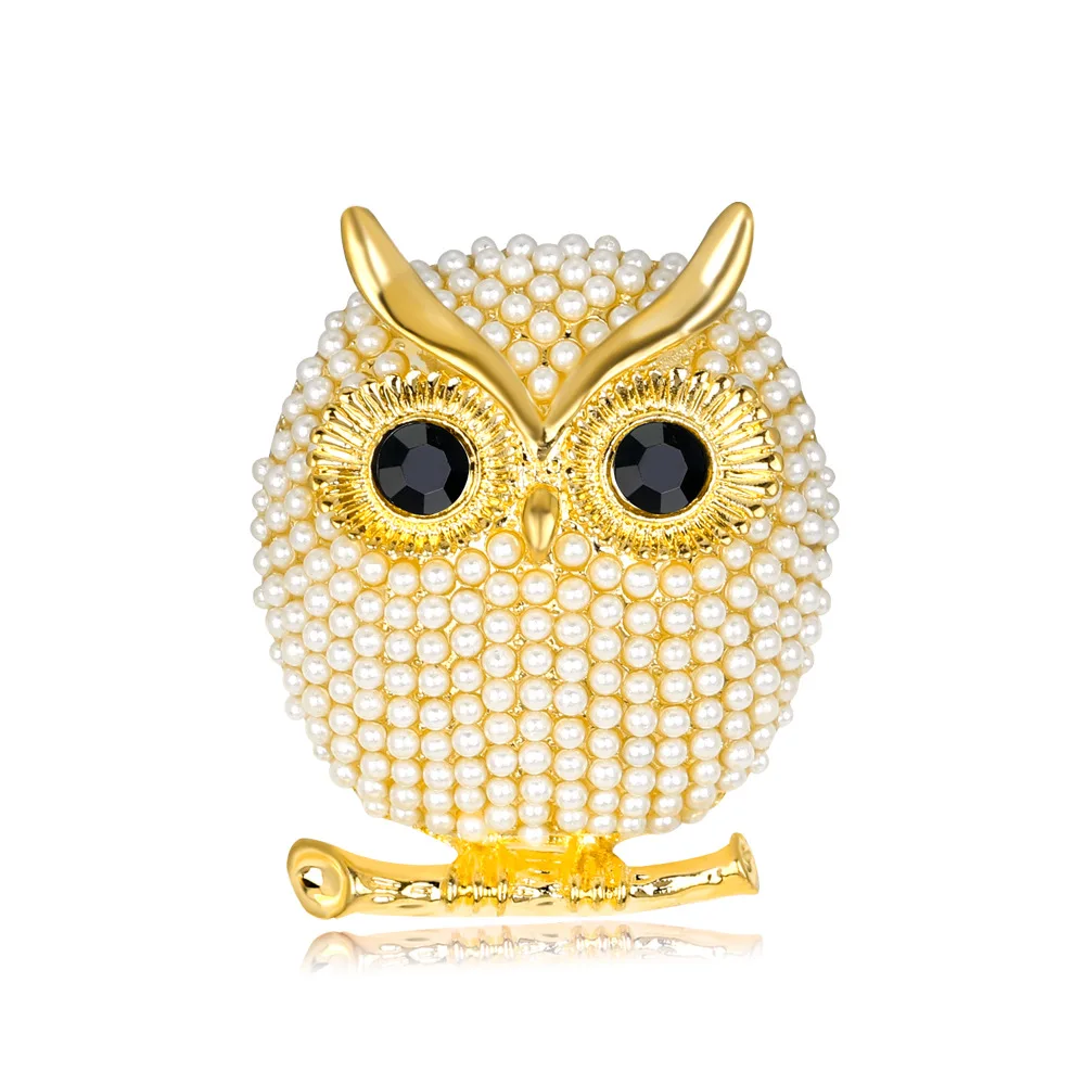 

Women Brooch Rhinestone Animal Pin Crystal Vintage Owl Elephant Insect Brooch Pin Brooches Pins for Women Girls