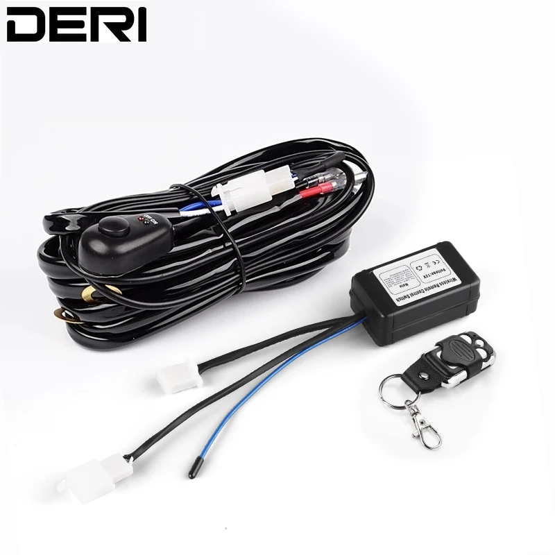 

Wiring Harness Kit For 2 Lights 1 Light Fuse On-off Switch 12v 40a Relay 180 Watt / 300w For 4-52 Inch Led Work Light Bar