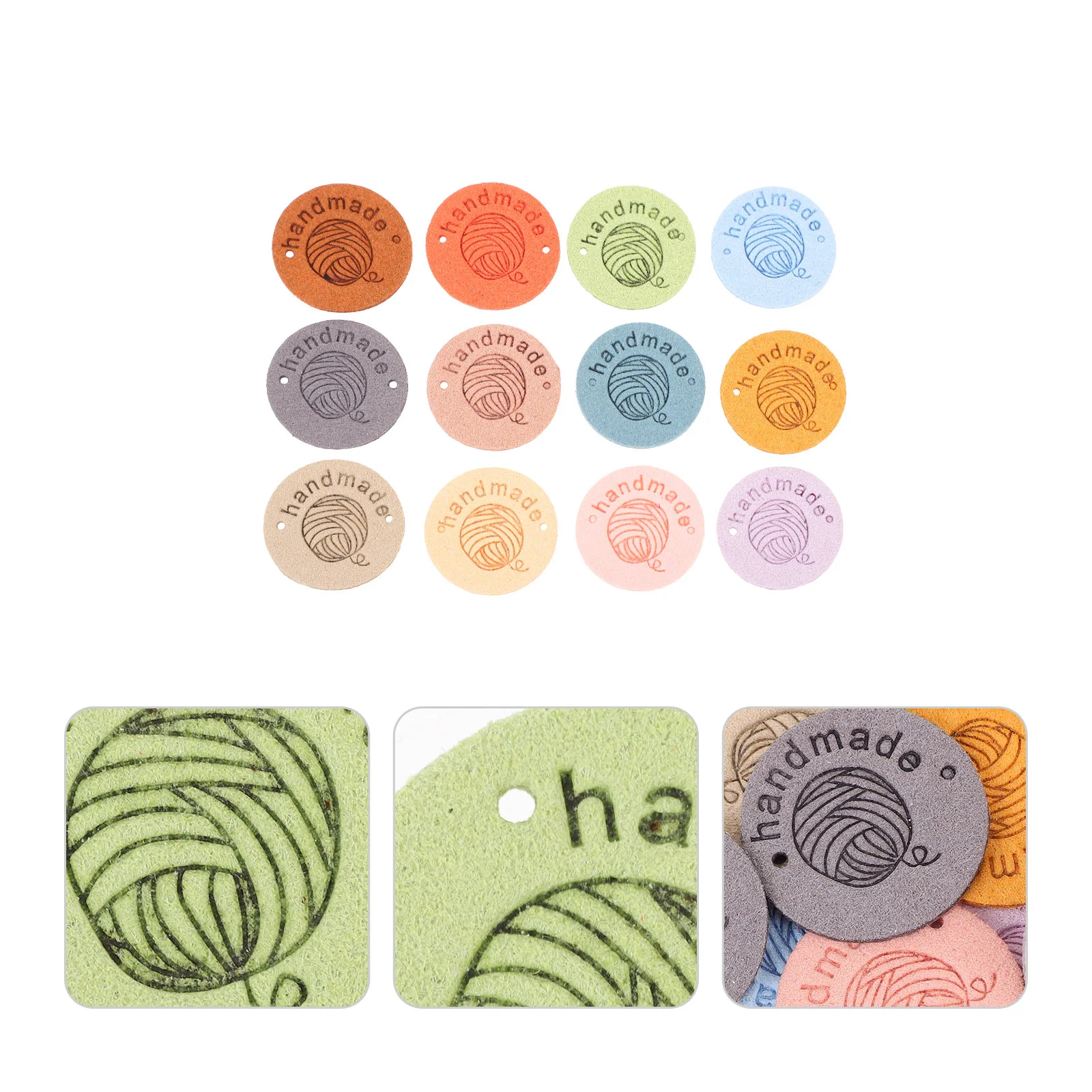 

Label Tag Clothing Labelsembossed Tags Diy Crochet Sewingsew Made Hand Knitting Accessories Clothes Knit Faux Blank Pu