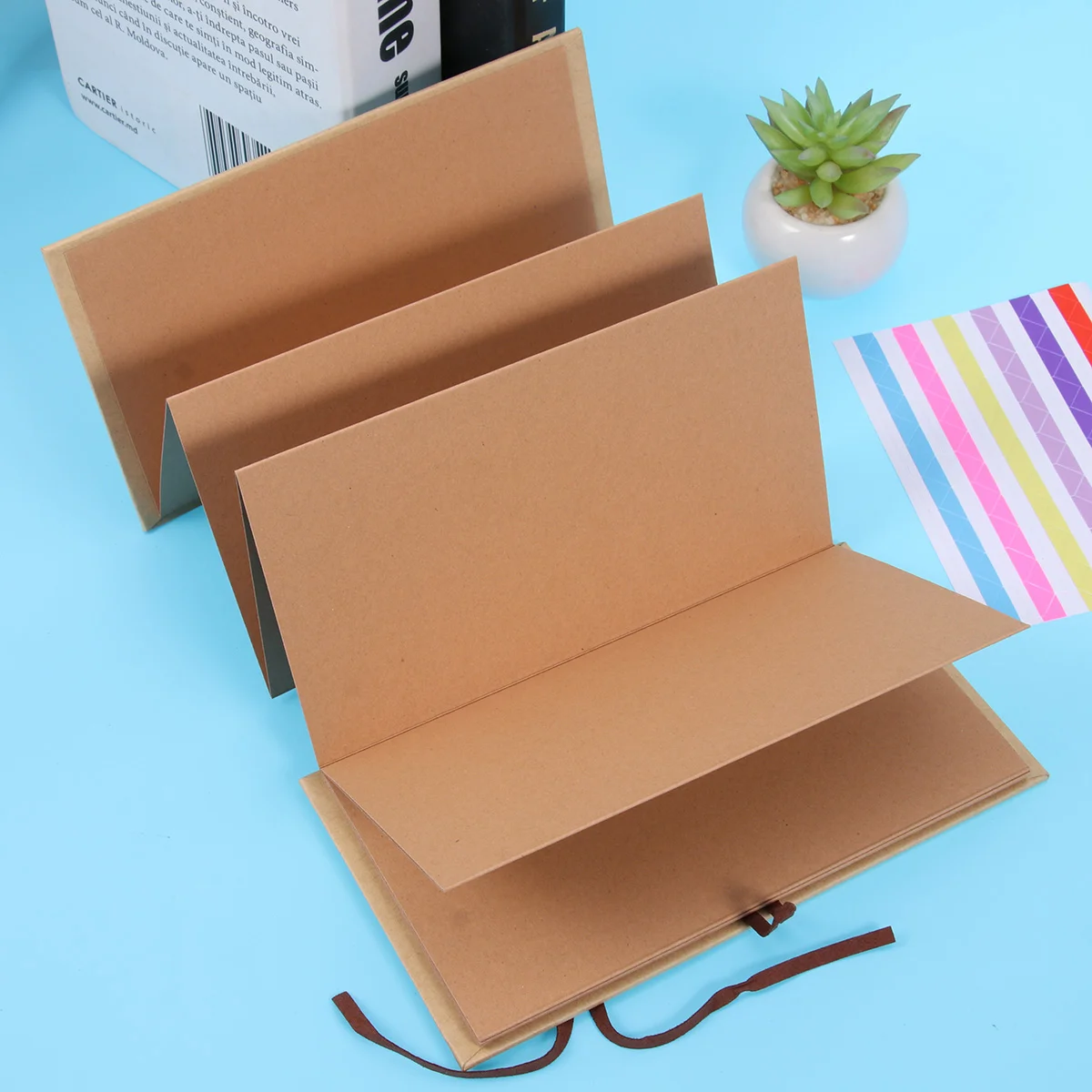 

Album Photo Diy Albums Scrapbooks Accordion Paper Hardcover Book 4×8 Scrapbook Family Graduation Kraft Anniversary Painting