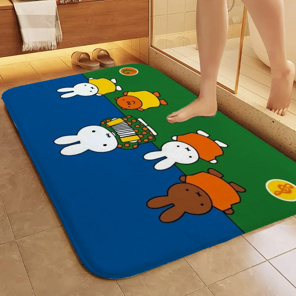 Кухонный ковер M-Miffys современный полосатый принт антибактериальный