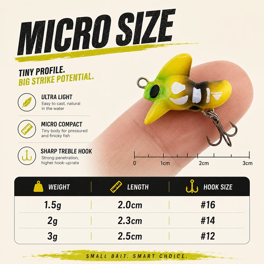 Фото Мини-приманка ZUKIBO Mini Minnow с тефлоновым тройным крючком, ультралегкая жесткая приманка для ловли форели, окуня, для пресноводной рыбалки. №2