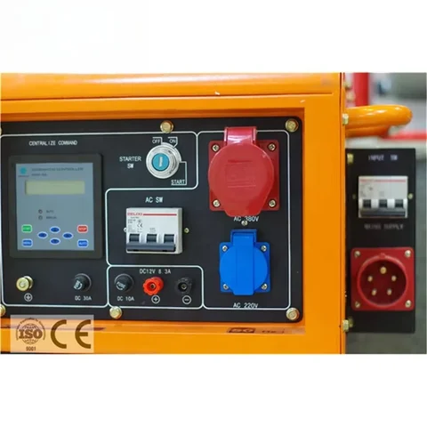 Цена на панель бесшумного дизельного генератора OEM Factory 6KW