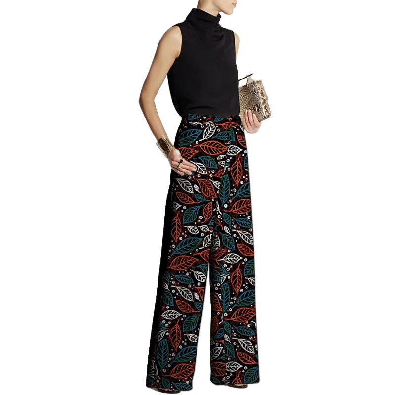 Модные женские брюки с широкими штанинами ручной работы из Анкары Африканским