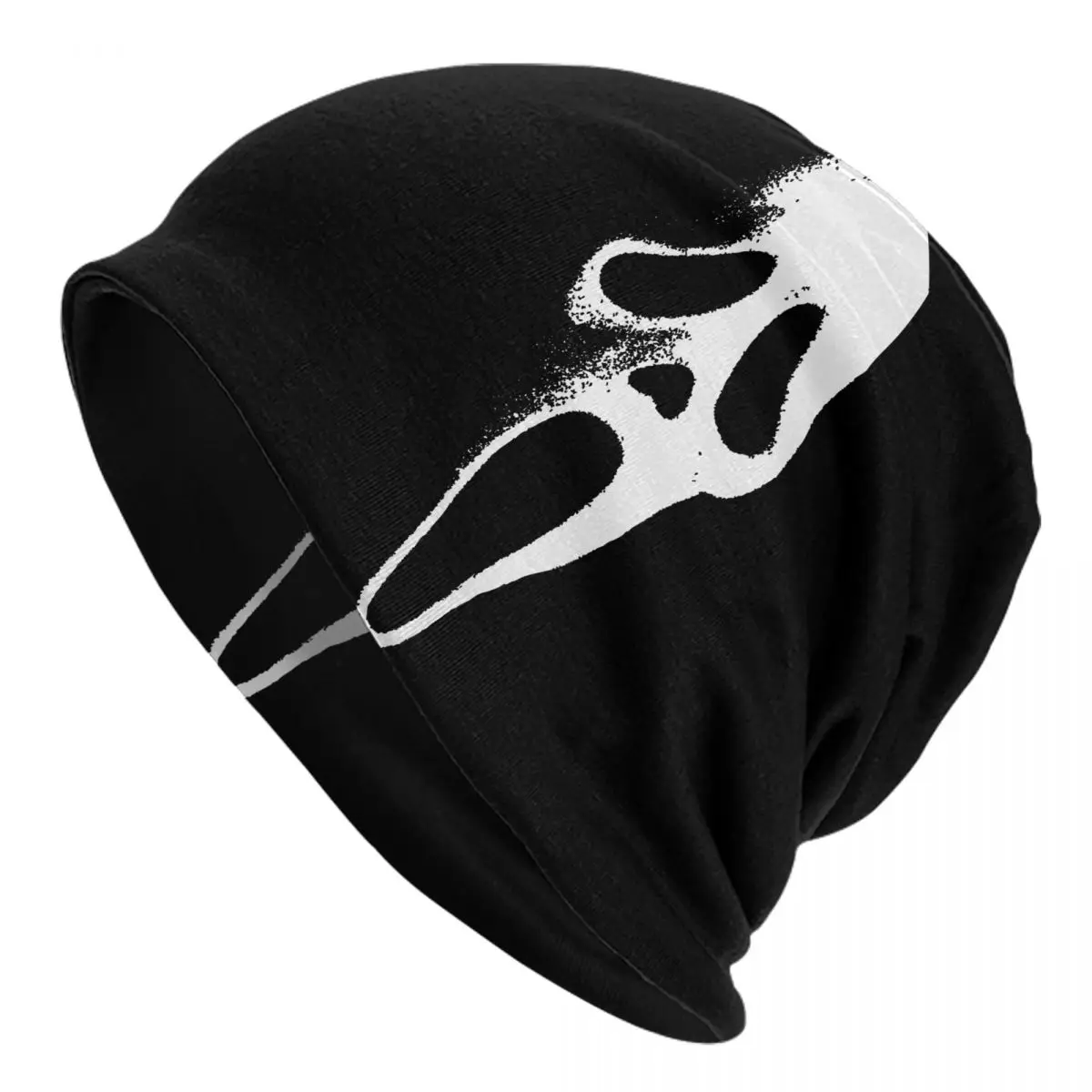 SCREAM MASK Adult Men's Women's Knit Hat Keep warm winter Funny knitted hat