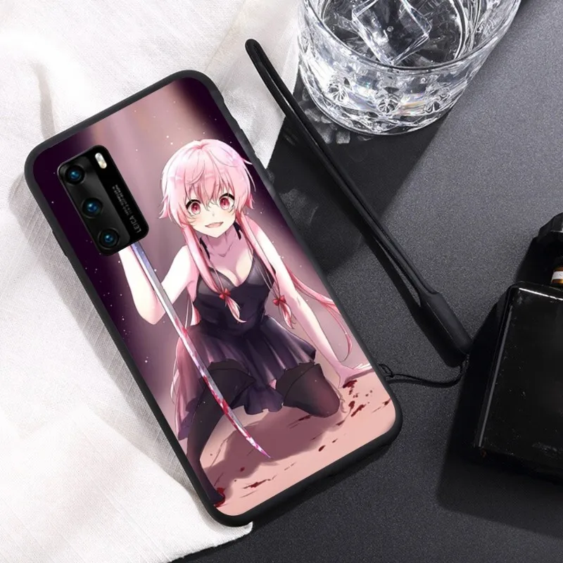 Чехол для телефона с аниме Future Diary Mirai Nikki Huawei Y6 Y7 Y9 Prime 2019 Y9s Mate 10 20 40 Pro Lite Nova 5t