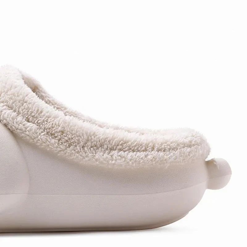 Lovely EVA Cartoon Dogs Modelling Design Home Cotton Slippers 2022 new Plush Warm Non Slip Comfy Shoes Femme Slippers Indoor Wom