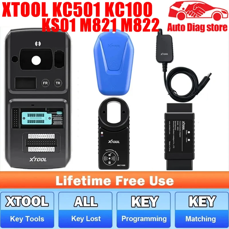 XTOOL KC501 KC100 SK1 KS01 M822 Адаптер Профессиональное программирование ключей AIl Key Lost Work On