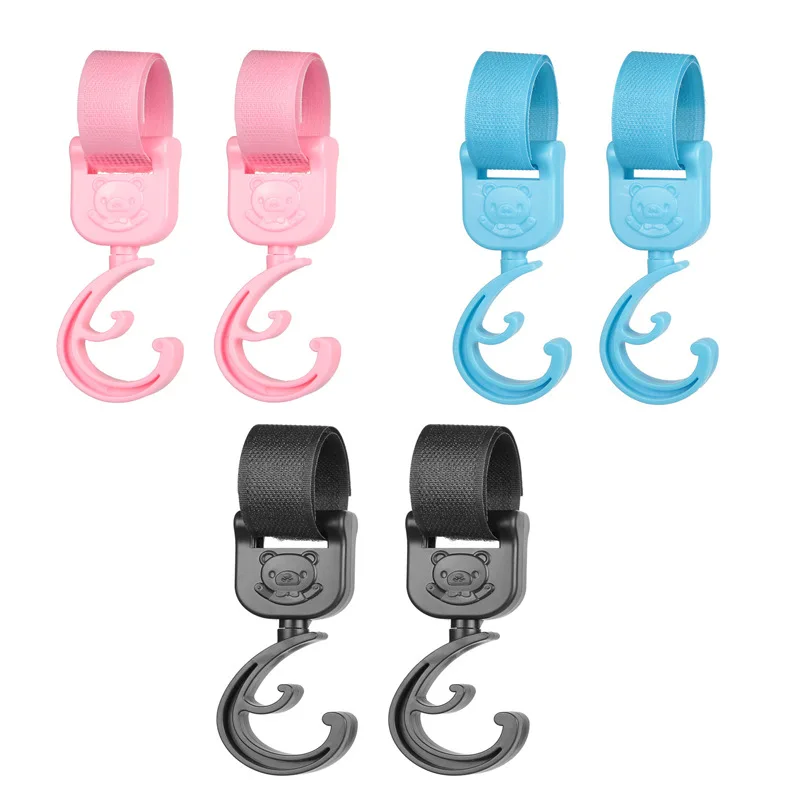 

2pcs Stroller Hook Stroller Stroller Stroller Clip Carabiner Stroller Accessories