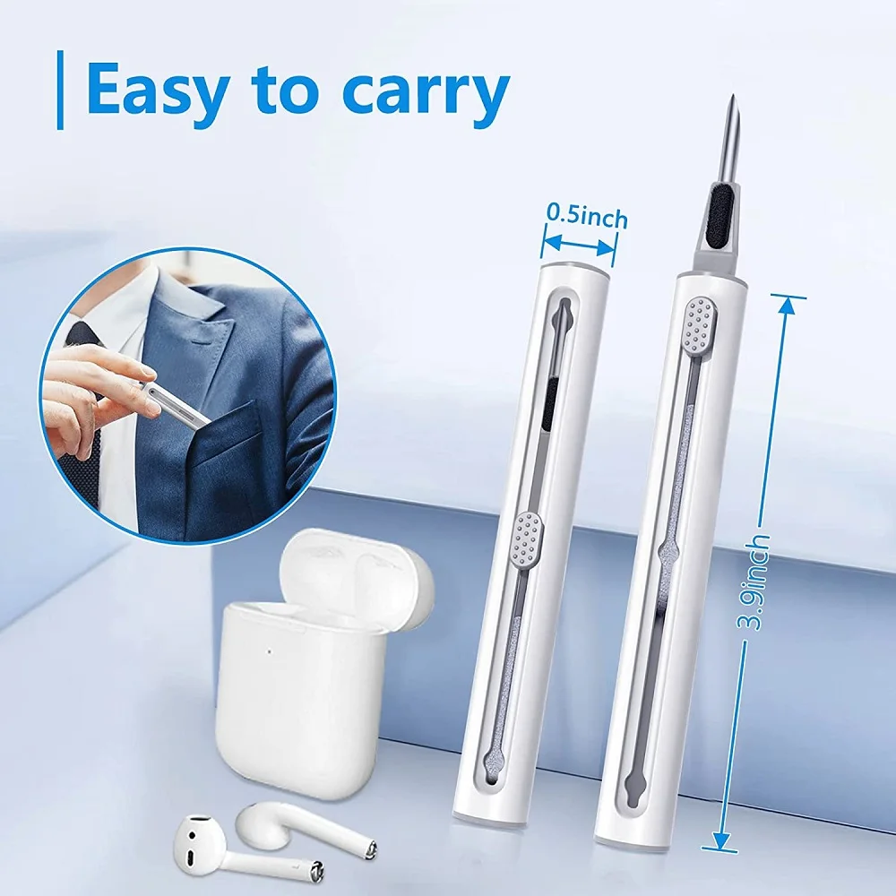 Penna detergente per auricolari Bluetooth per Apple Airpods Pro custodia per auricolari Clean Tool Brush Clean Kit per cuffie Xiaomi Huawei Samsung