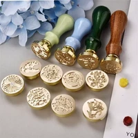 jmt retro wax seal stamps retro vintage sealing scrapbooking stamps copper head sealing tools sets post decor for wrapping cards