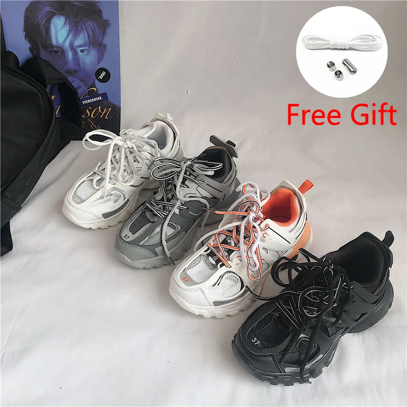 

Кроссовки женские на платформе и высоком каблуке, повседневная прогулочная обувь, дышащие, Вулканизированная подошва, спортивная обувь, на ...