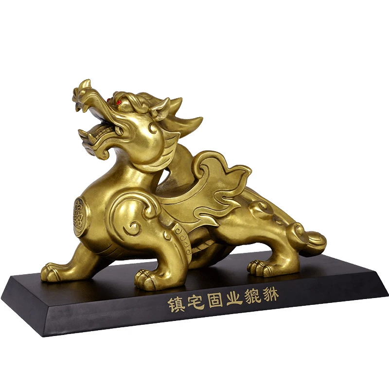 

[Оформление] Pi Xiu украшение большое твердая медь Picchu все медные компании открытые подарки медная Pixiu