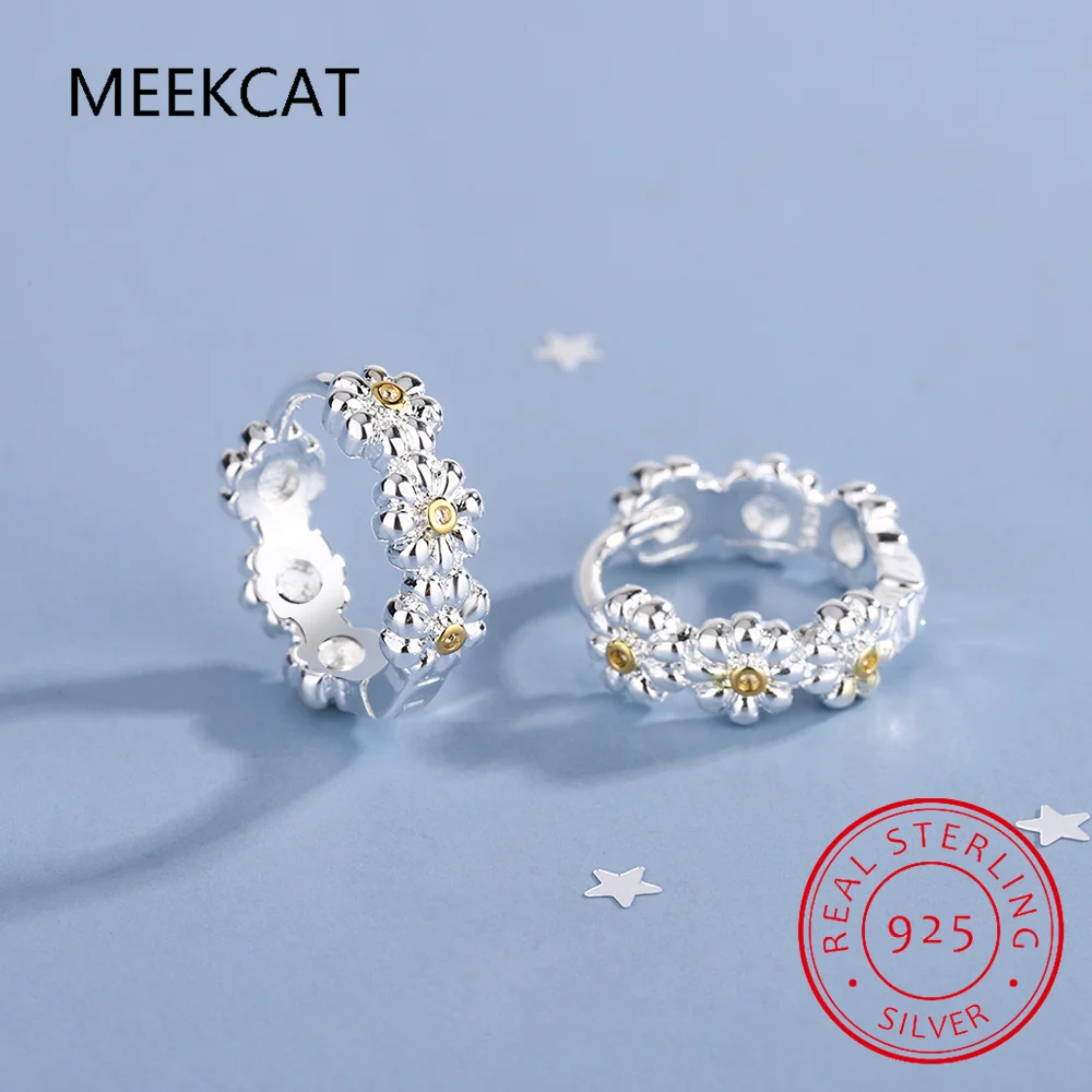 

925 Стерлинговое Серебро, Маргаритка, фотосессия для женщин, простая Корейская фотография